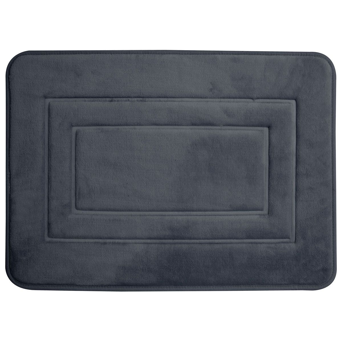 Duschy San Remo tapis de bain 60x40 cm rectangulaire gris 766-26