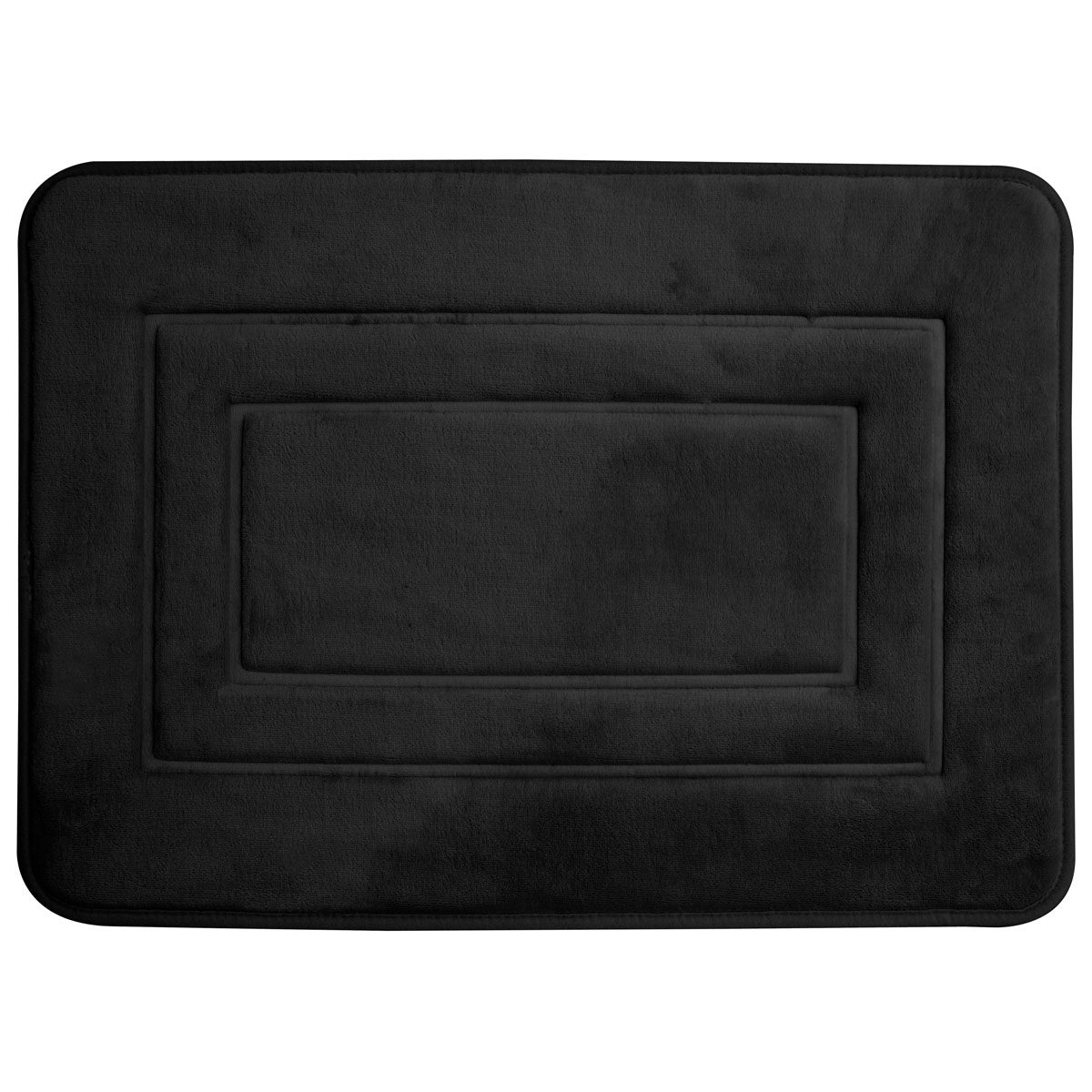 Duschy San Remo tapis de bain 60x40 cm rectangulaire noir 766-20
