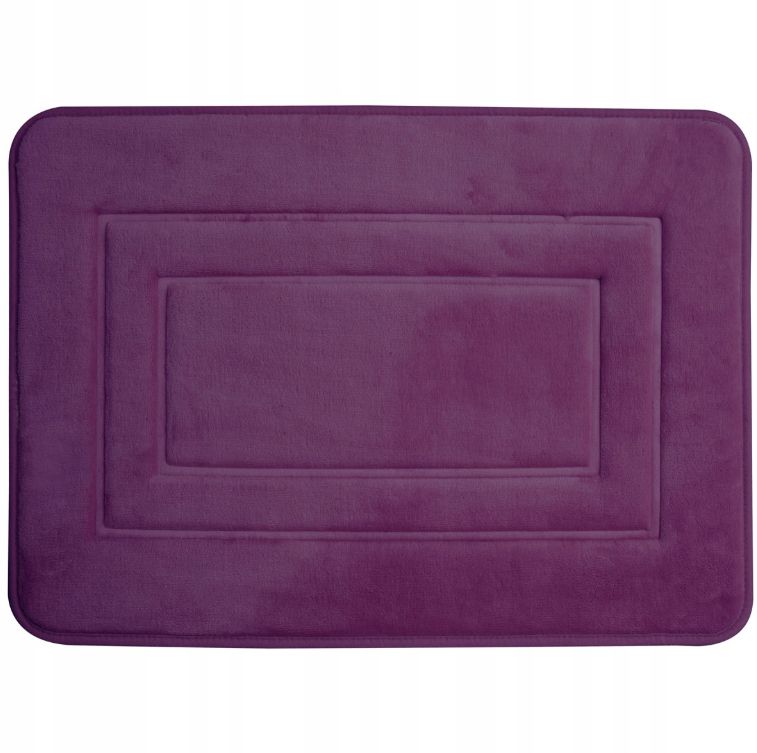 Duschy San Remo tapis de bain 60x40 cm rectangulaire violet 766-75