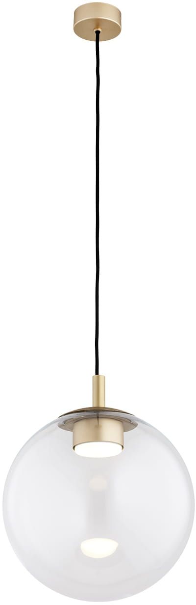 Argon Sacramento lampe suspendue 1x12 W transparent-doré 8828