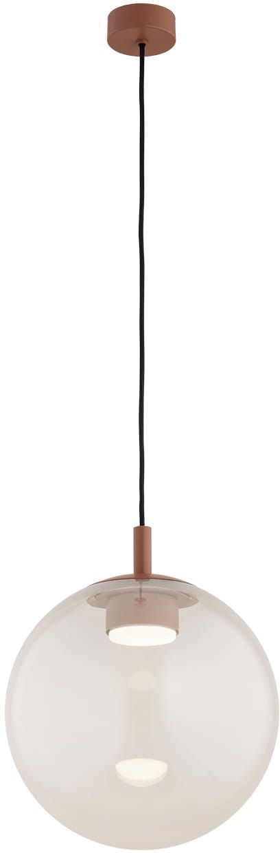 Argon Sacramento lampe suspendue 1x12 W rose-marron 8829