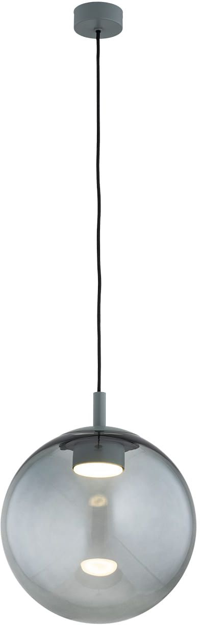 Argon Sacramento lampe suspendue 1x12 W vert-gris/cendre 8830