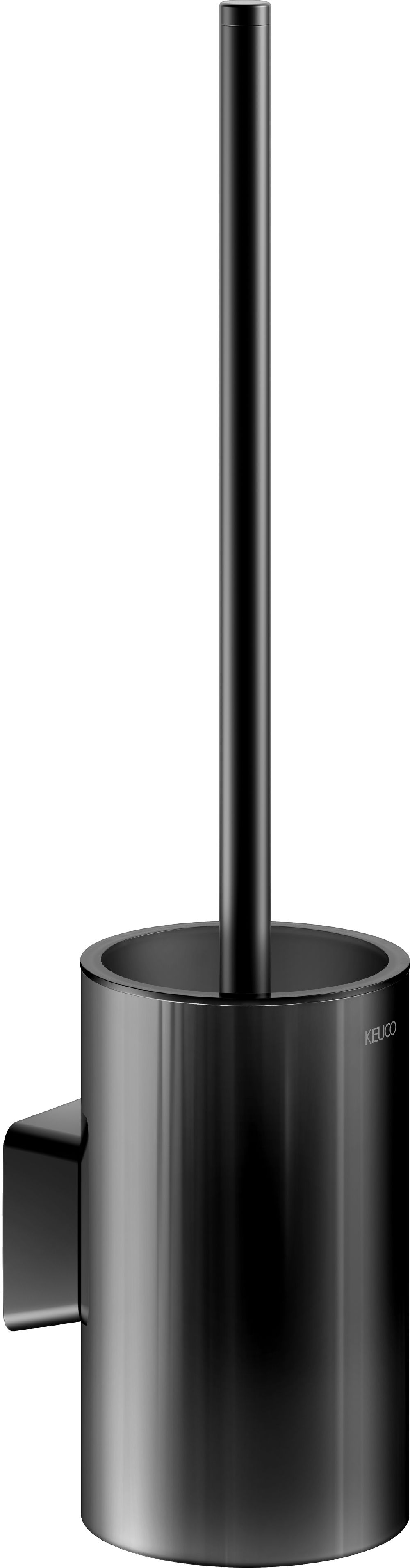 Keuco Aveno brosse wc avec manche à visser noir 14664379000
