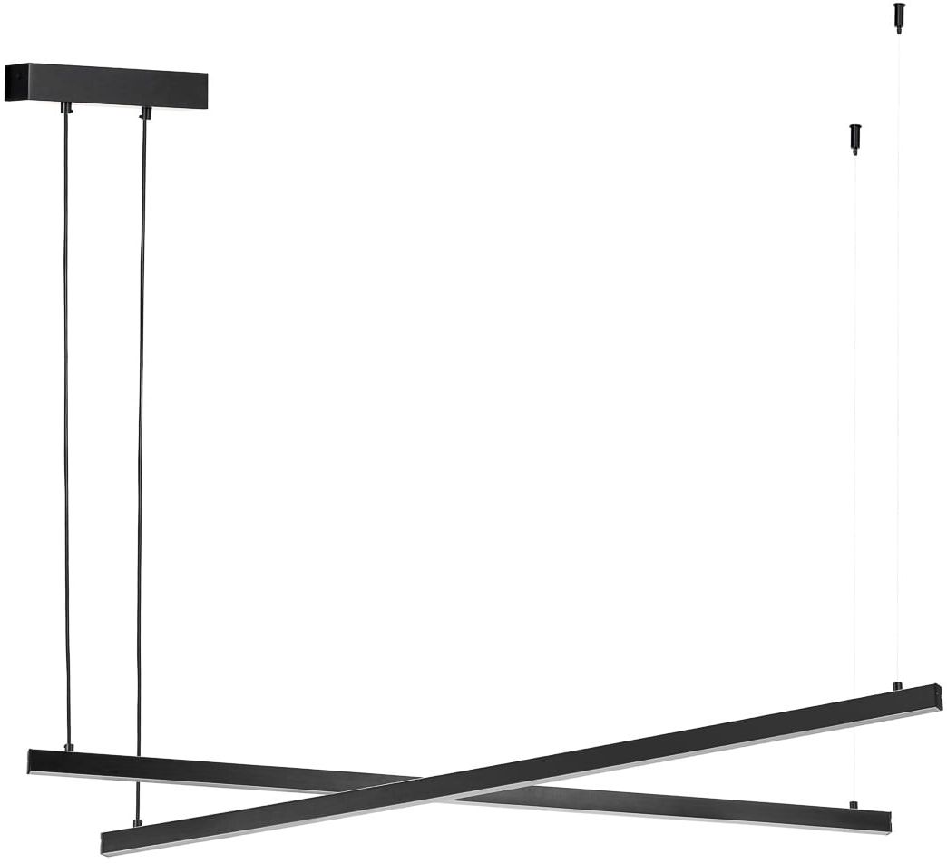 Argon Miami lampe suspendue 2x74 W noir 8838