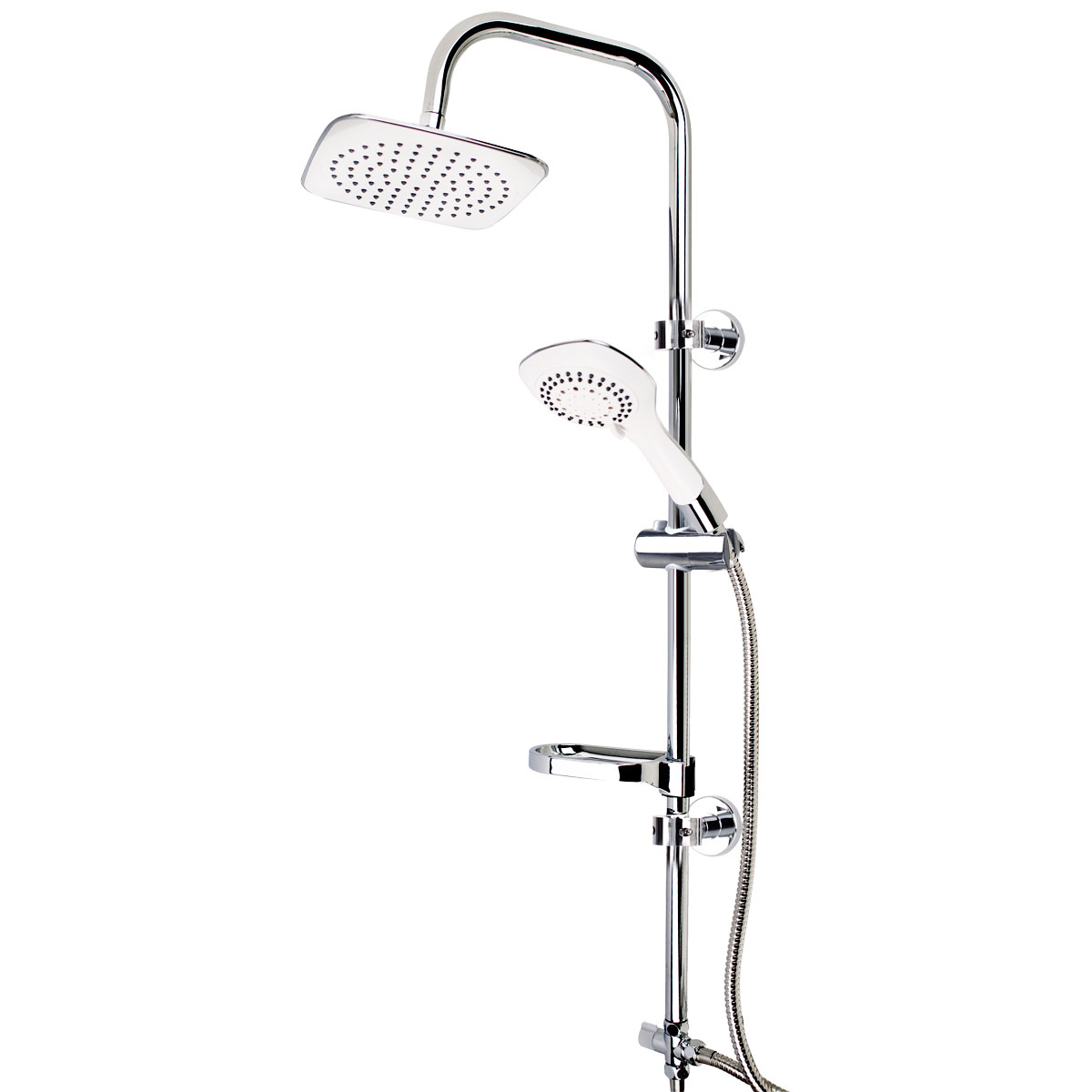 Duschy Dolphin ensemble de douche mural oui chrome 455-90