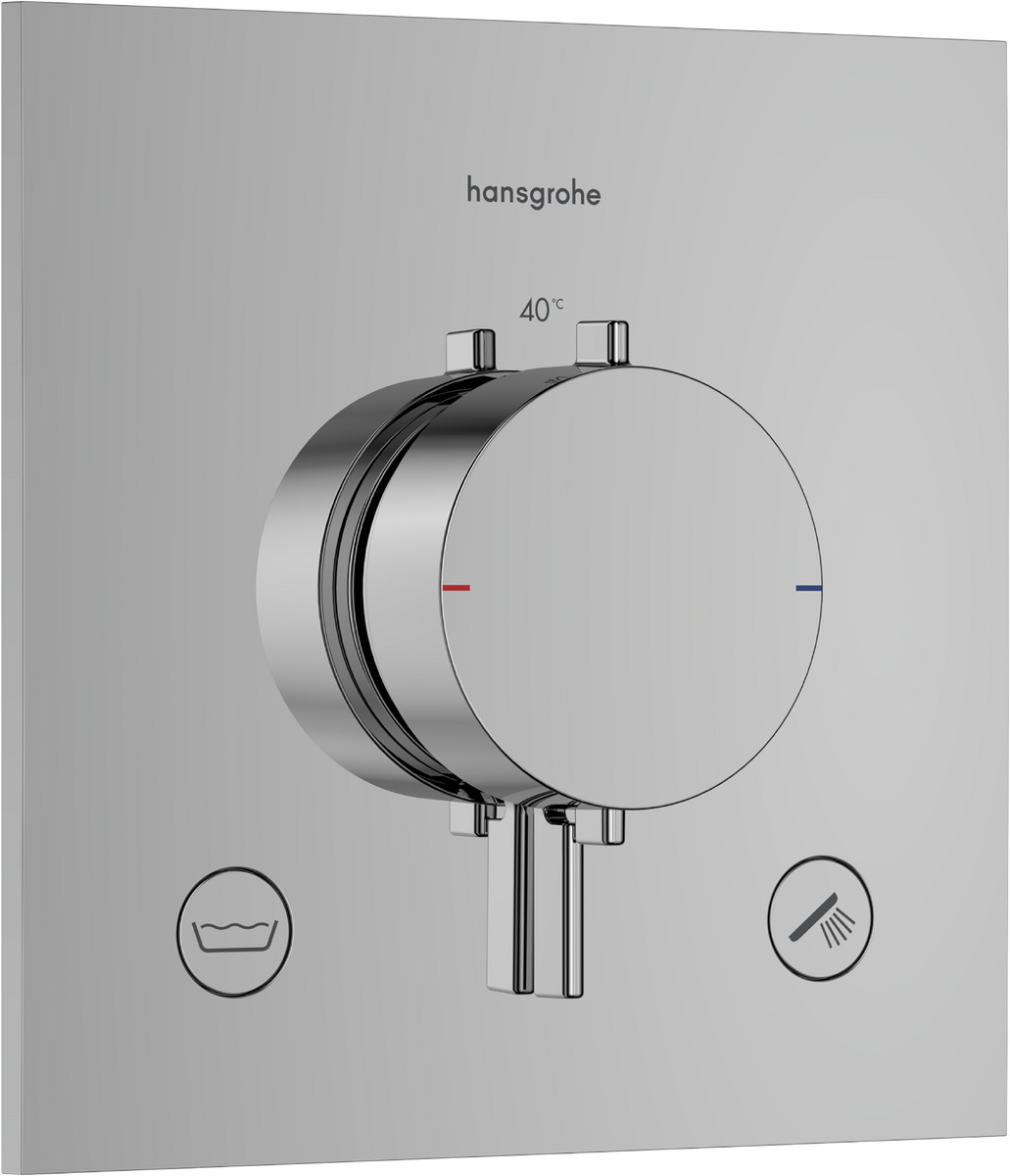 Hansgrohe Ecostat Comfort E mitigeur bain-douche encastrée avec thermostat chrome 33716000
