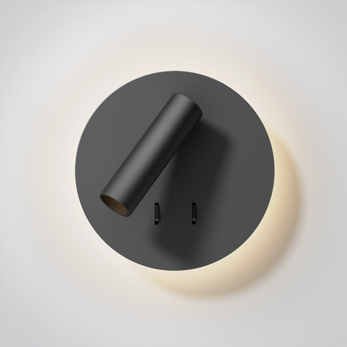 One Light Magoula applique murale 1x3 W noir 65746B/B/W