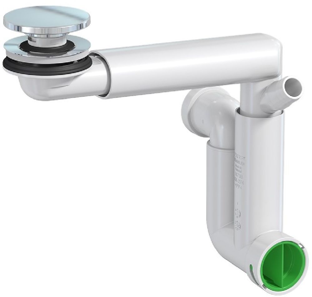 Cersanit siphon de lavabo tubulaire blanc S904-016