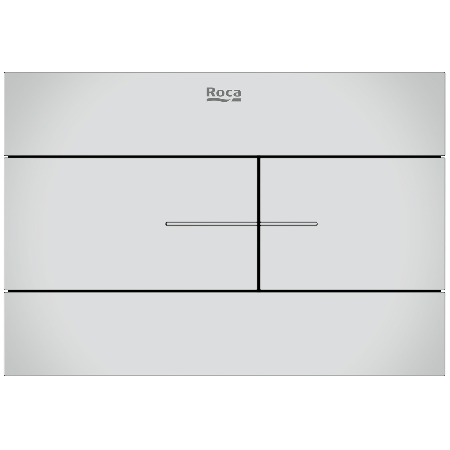 Roca PS bouton de chasse d'eau pour WC chrome brillant A890224301