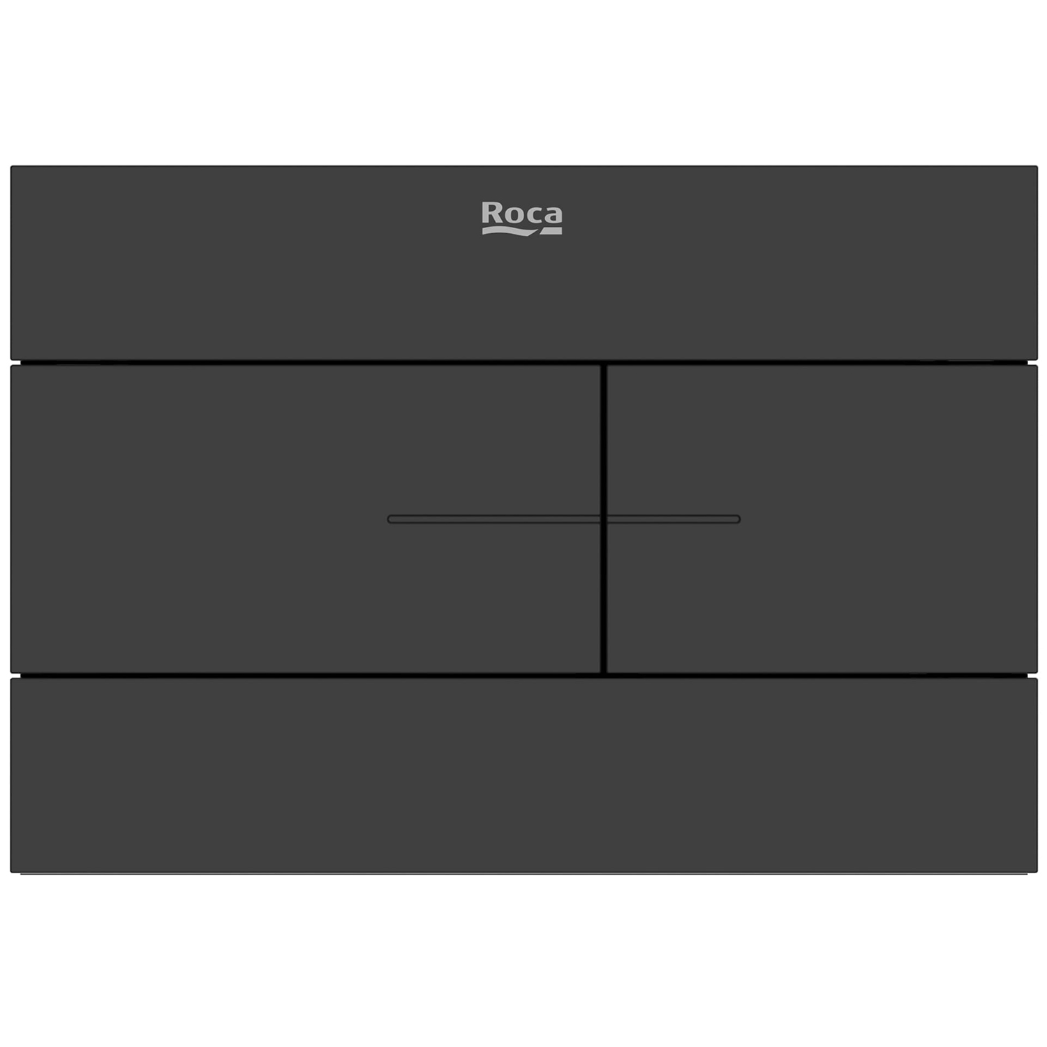 Roca PS bouton de chasse d'eau pour WC noir A890224306