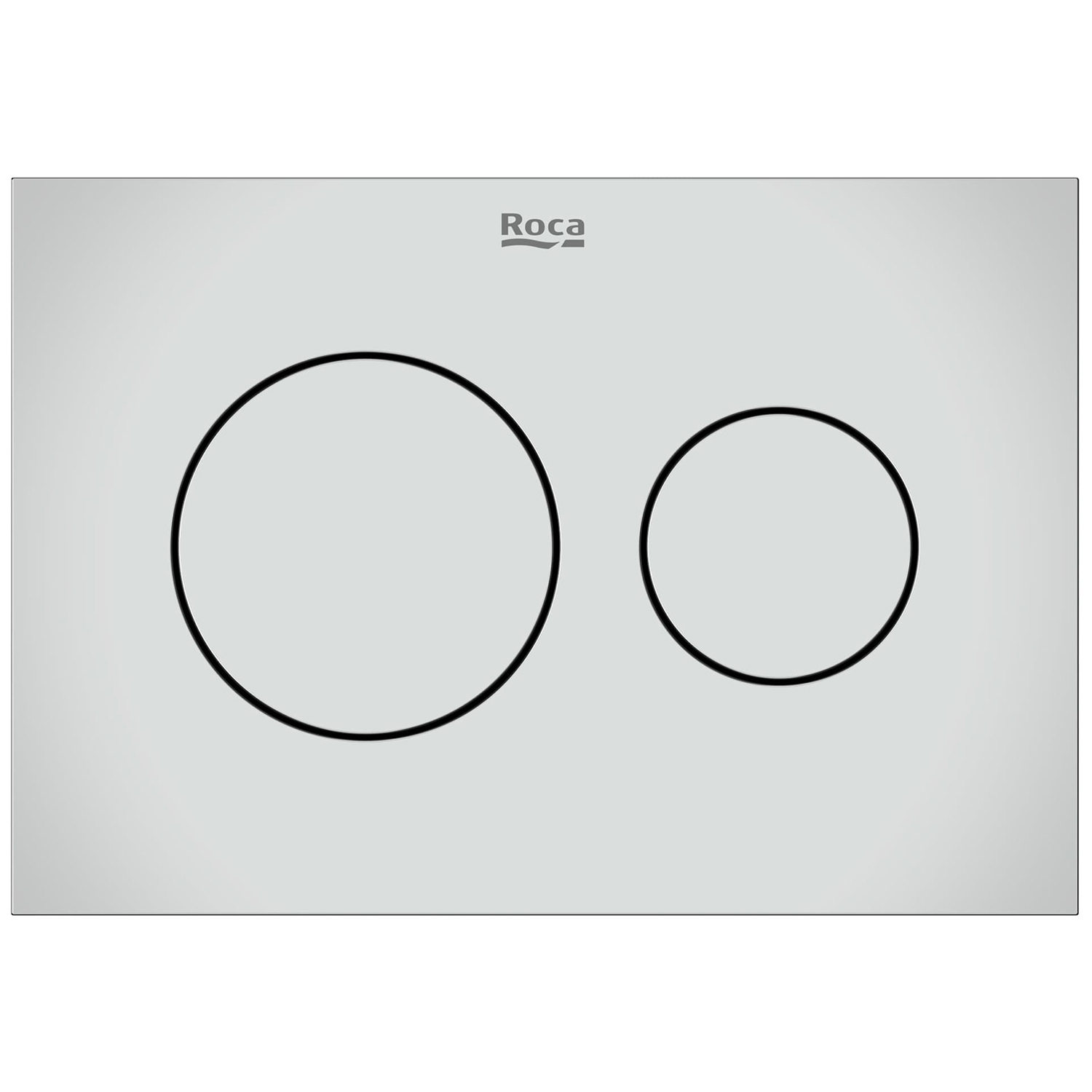 Roca PS bouton de chasse d'eau pour WC chrome brillant A890223301