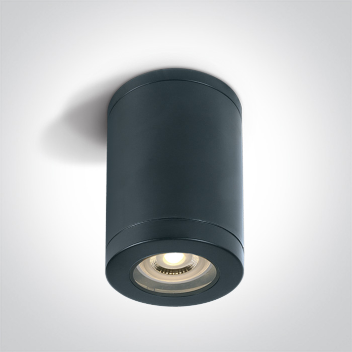 One Light plafonnier extérieur 1x6 W noir 67142A/B
