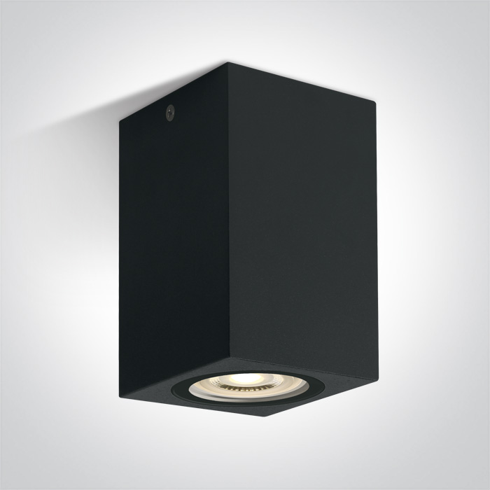 One Light plafonnier extérieur 1x6 W noir 67142D/B