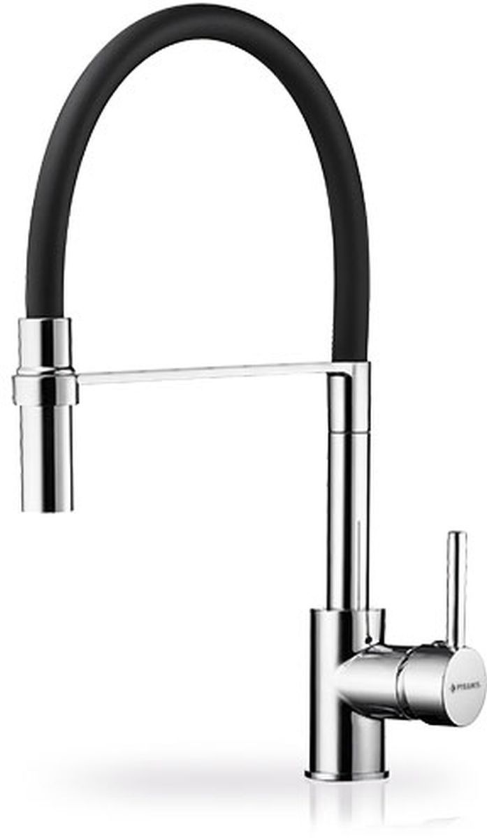 Pyramis Serina mitigeur de cuisine sur pied chrome-noir 090939801