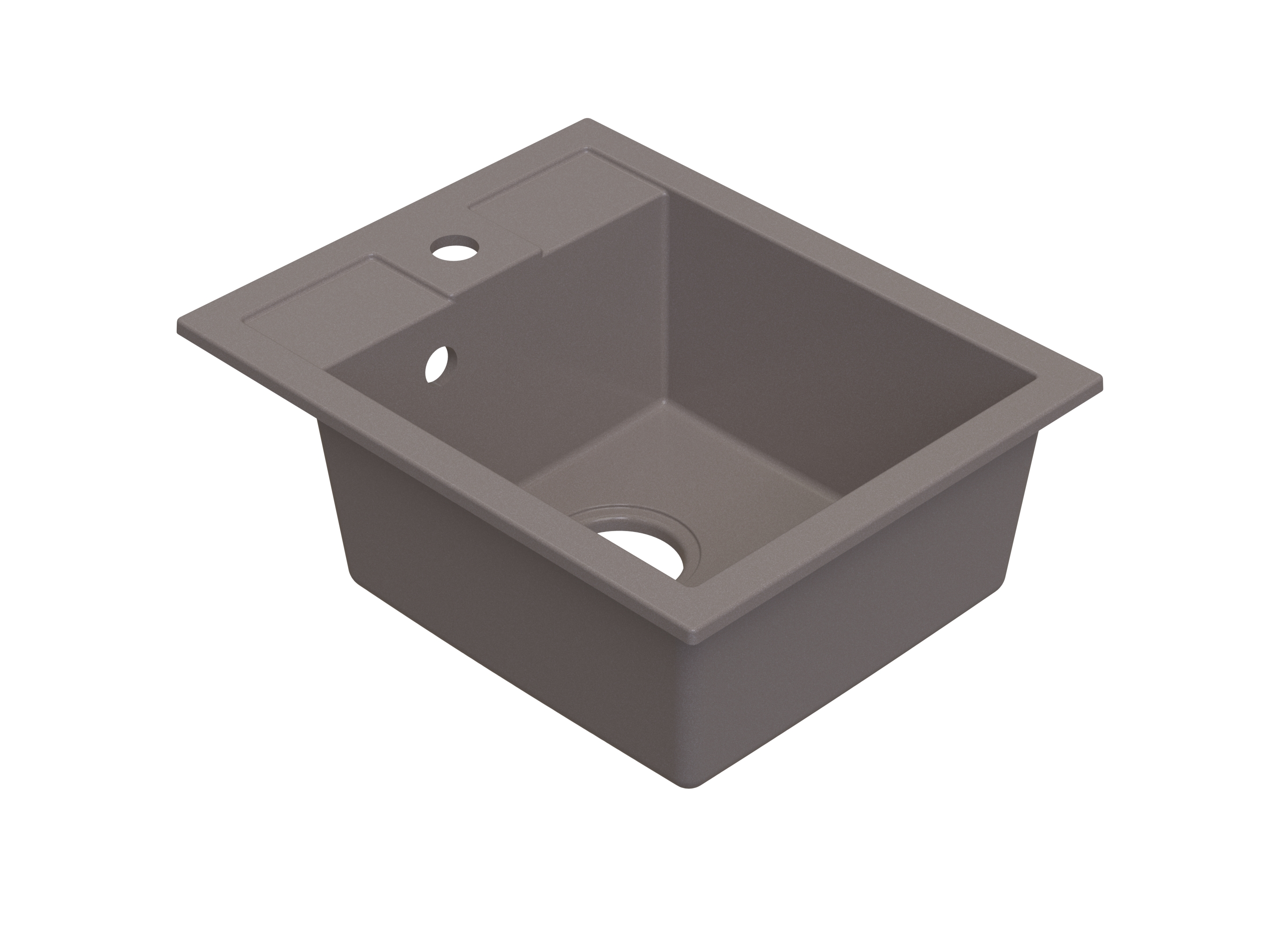 Berg Solo évier en granit 50x40 cm beige ZHB23103