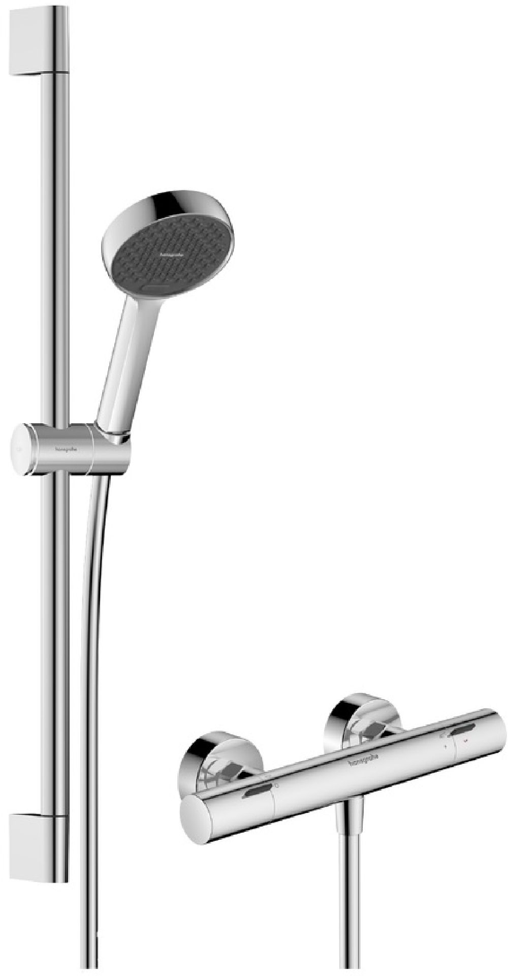 Hansgrohe Activera Select S ensemble de douche mural avec thermostat chrome 28876000
