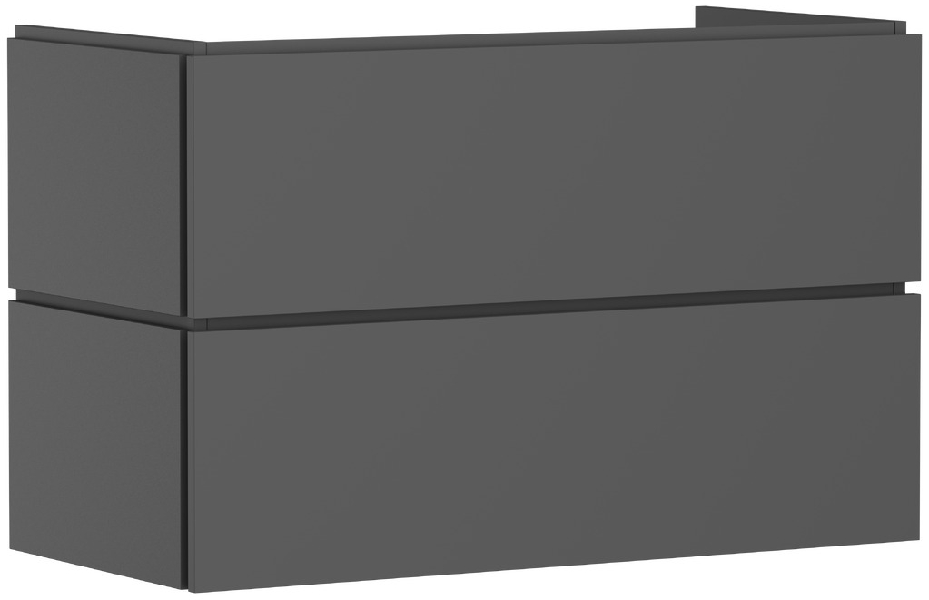 Hansgrohe Xilesa E armoire 98x47x62 cm sous-lavabo suspendu gris 54262760