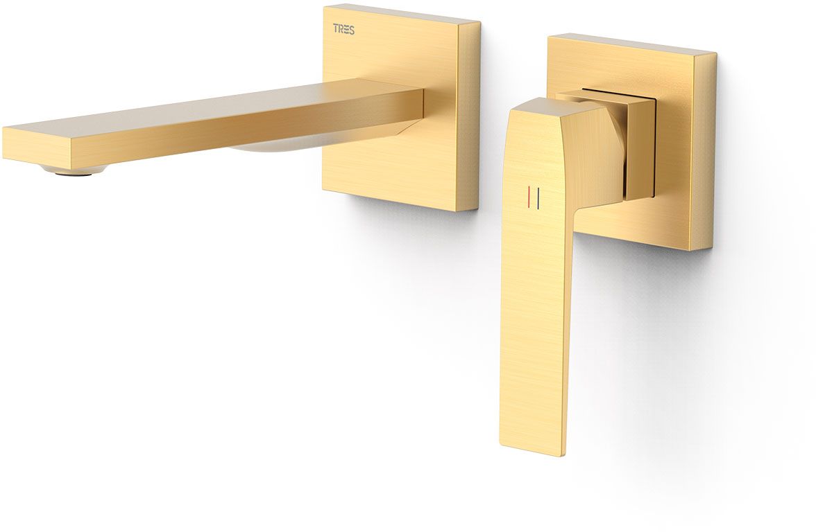 Tres Slim Exclusive mitigeur de lavabo encastrée doré 20230021OM