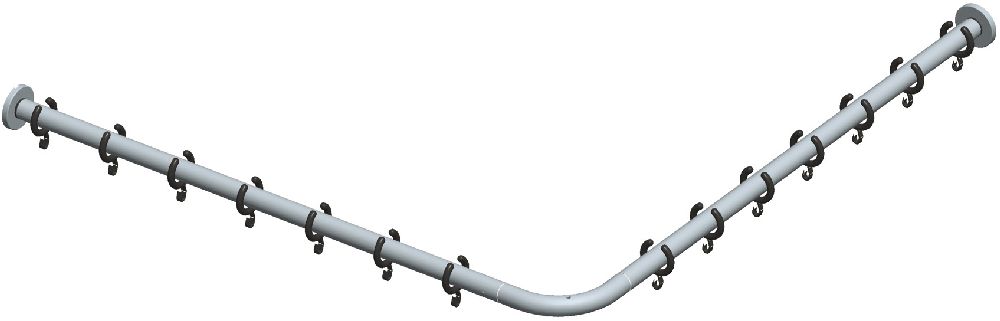 Keuco Plan tringle pour rideau de douche 14939011200