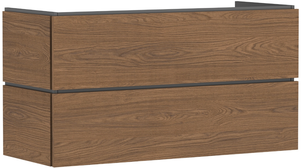 Hansgrohe Xilesa E armoire 118x47x62 cm sous-lavabo suspendu chêne 54264550