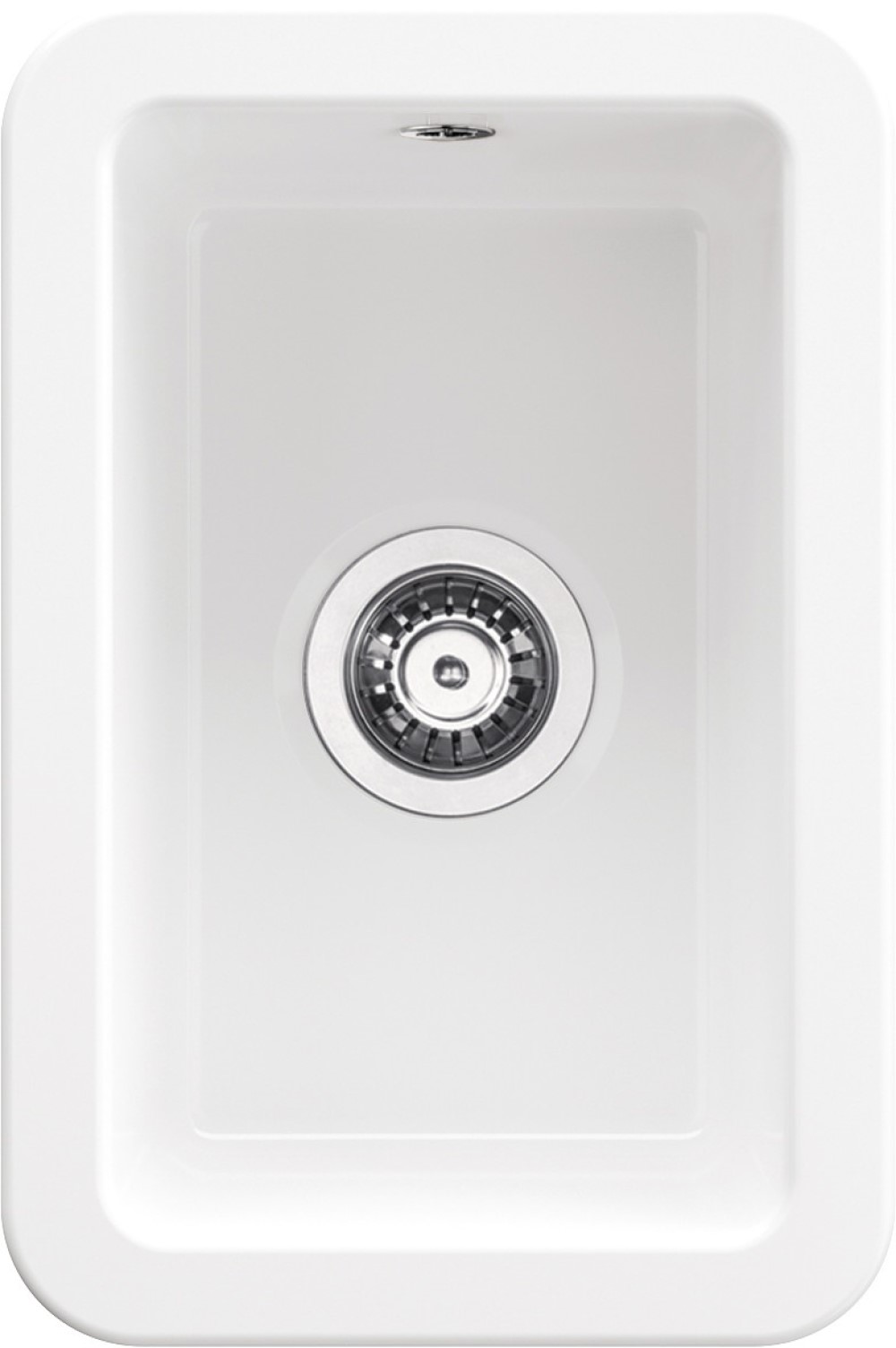 Deante Lumi évier en céramique 30.4x20.3 cm blanc ZCU_610A