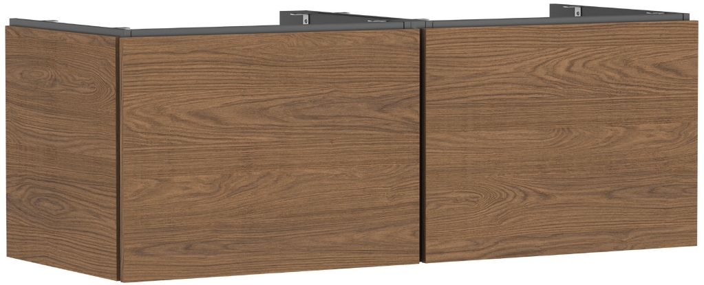 Hansgrohe Xilesa E armoire 137.5x55x50 cm sous-lavabo suspendu chêne 54268550