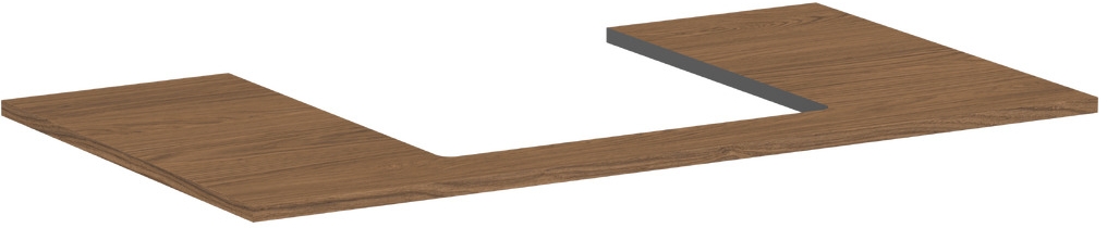 Hansgrohe Xilesa E plan de travail suspendu 98x55 cm Chêne 54270550