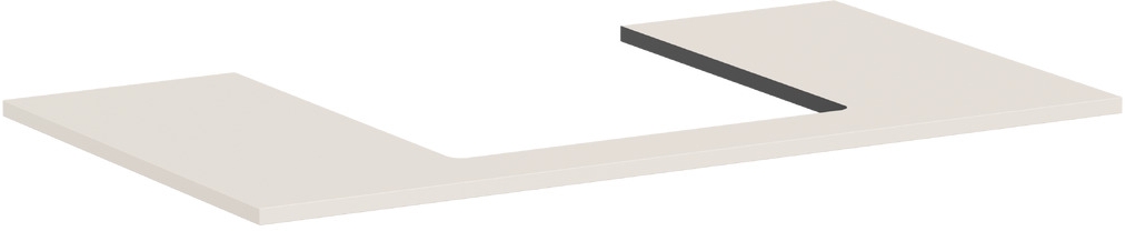 Hansgrohe Xilesa E plan de travail suspendu 98x55 cm sable 54270780