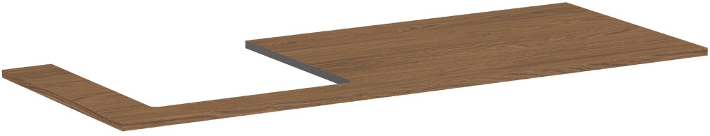 Hansgrohe Xilesa E plan de travail suspendu 137.5x55 cm Chêne 54272550