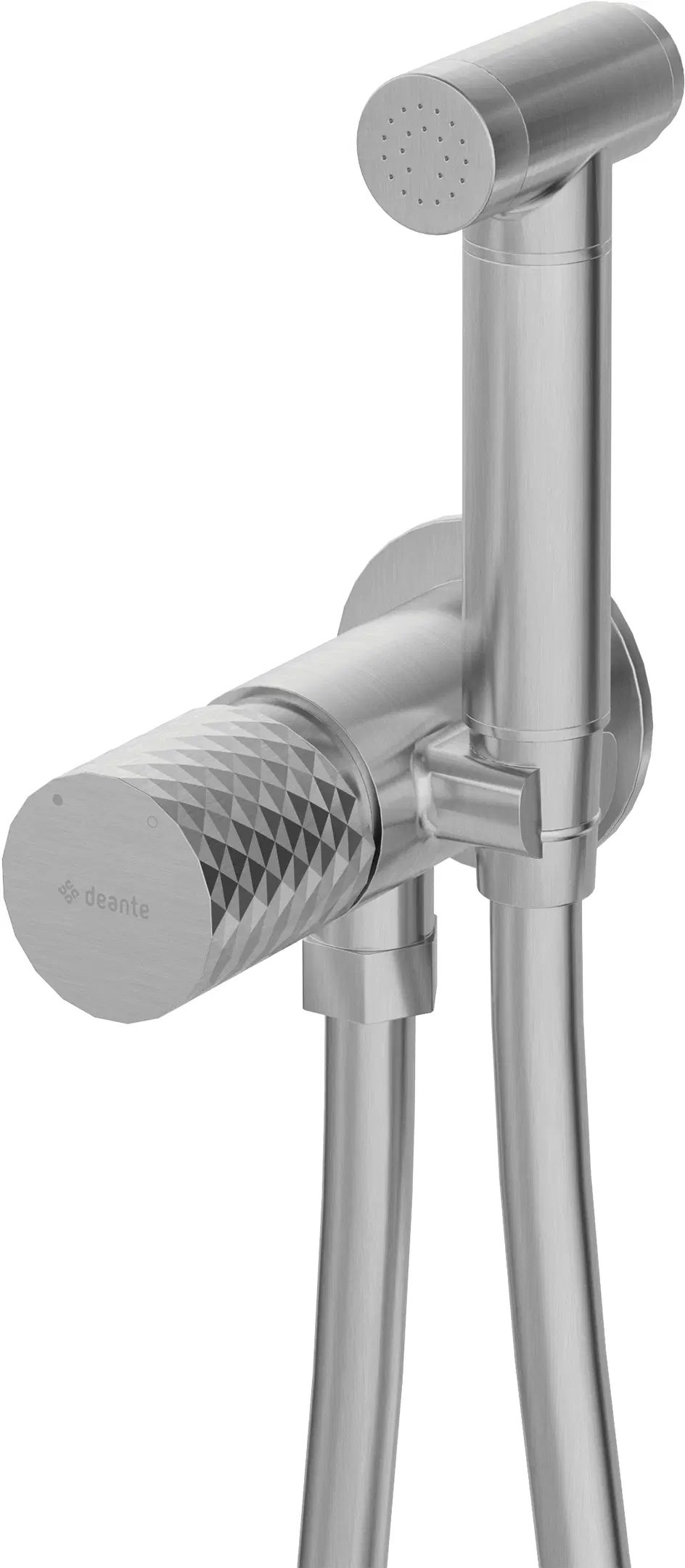 Deante Silia Hexa mitigeur de bidet encastrée acier BHS_F34M