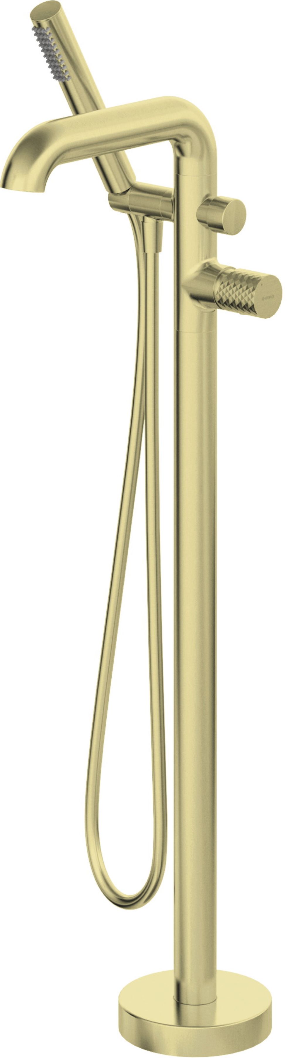 Deante Silia Hexa mitigeur bain-douche autoportante doré BHS_R17M