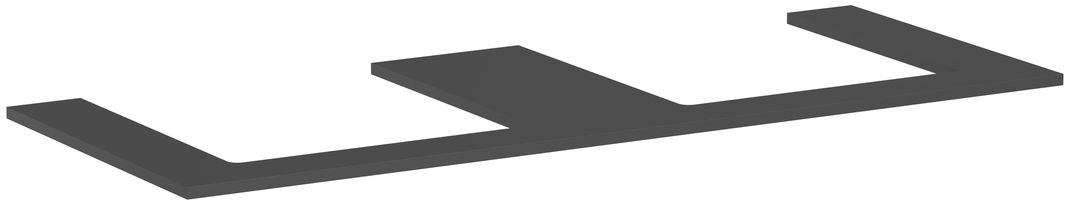 Hansgrohe Xilesa E plan de travail suspendu 137.5x55 cm gris 54274760