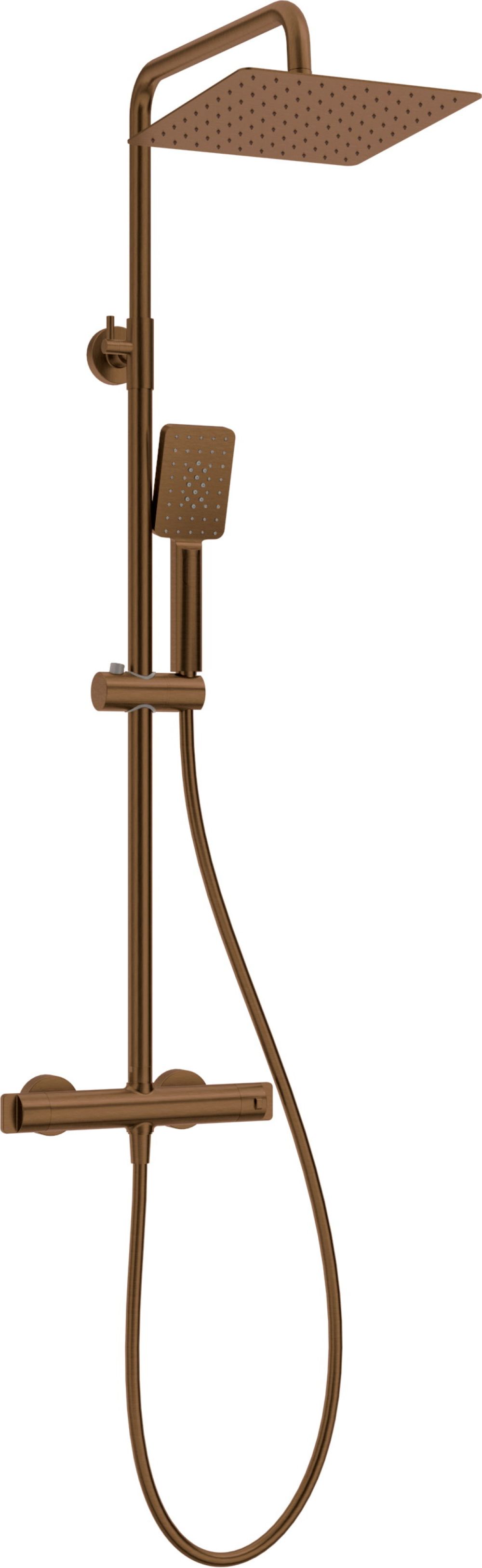 Deante Therm ensemble de douche mural avec thermostat oui || NAC_C4HT