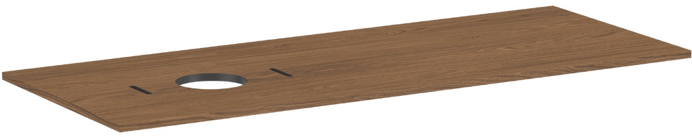 Hansgrohe Xilesa E plan de travail suspendu 137.5x55 cm Chêne 54278550