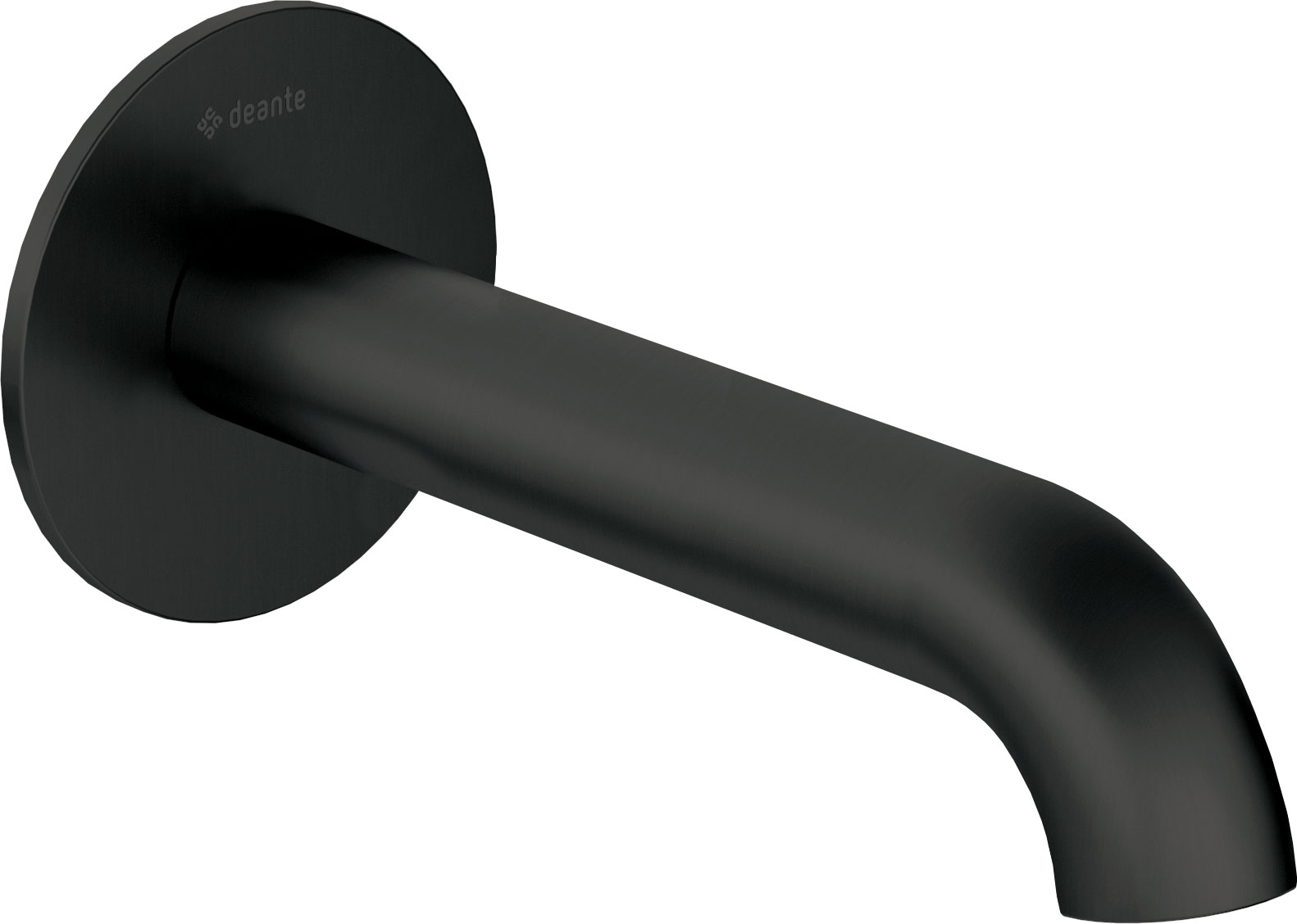 Deante Silia bec pour mitigeur de baignoire noir NQS_N80K