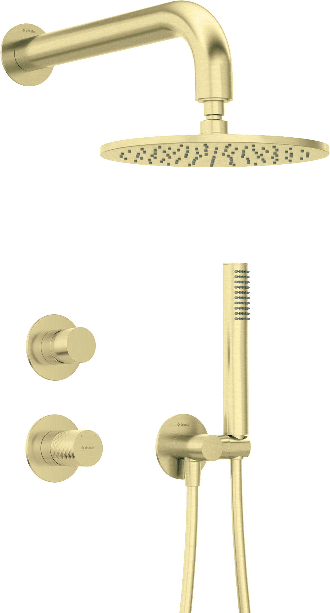 Deante Silia Hexa ensemble de douche encastré oui doré NHS_R9YK