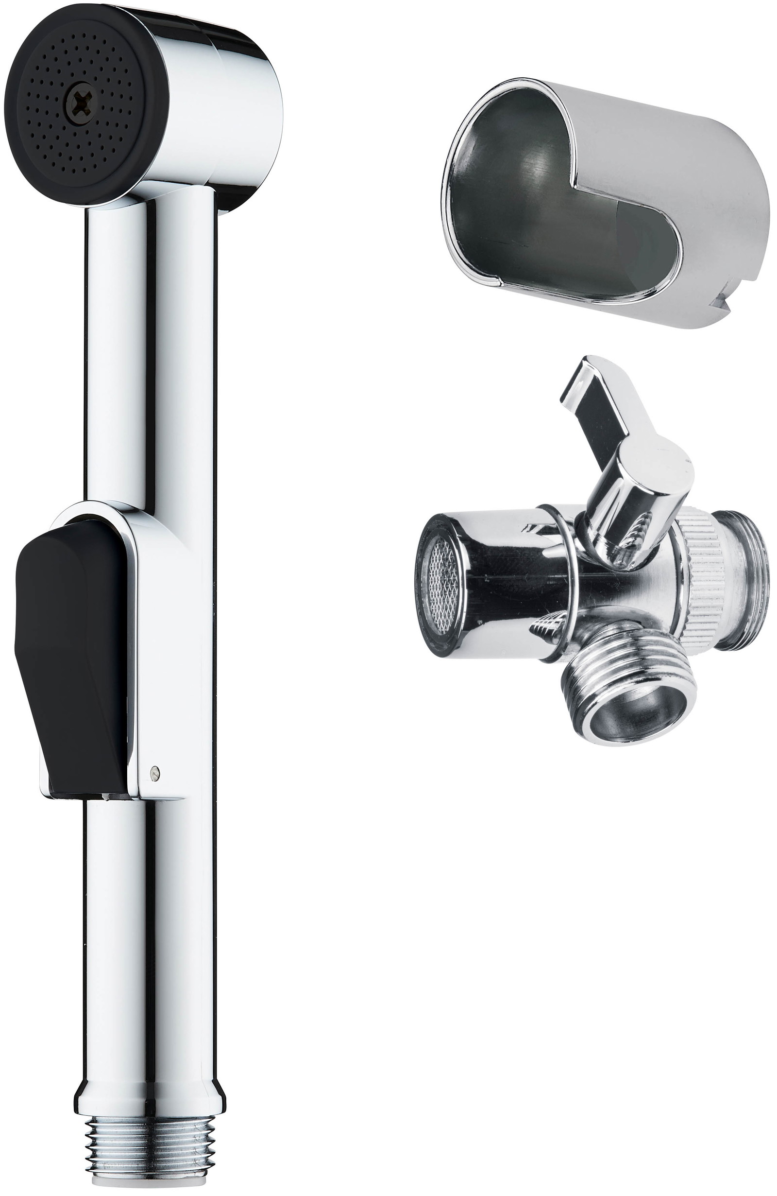 Deante Bidetta kit de douchette bidet mural chrome ANW_041C