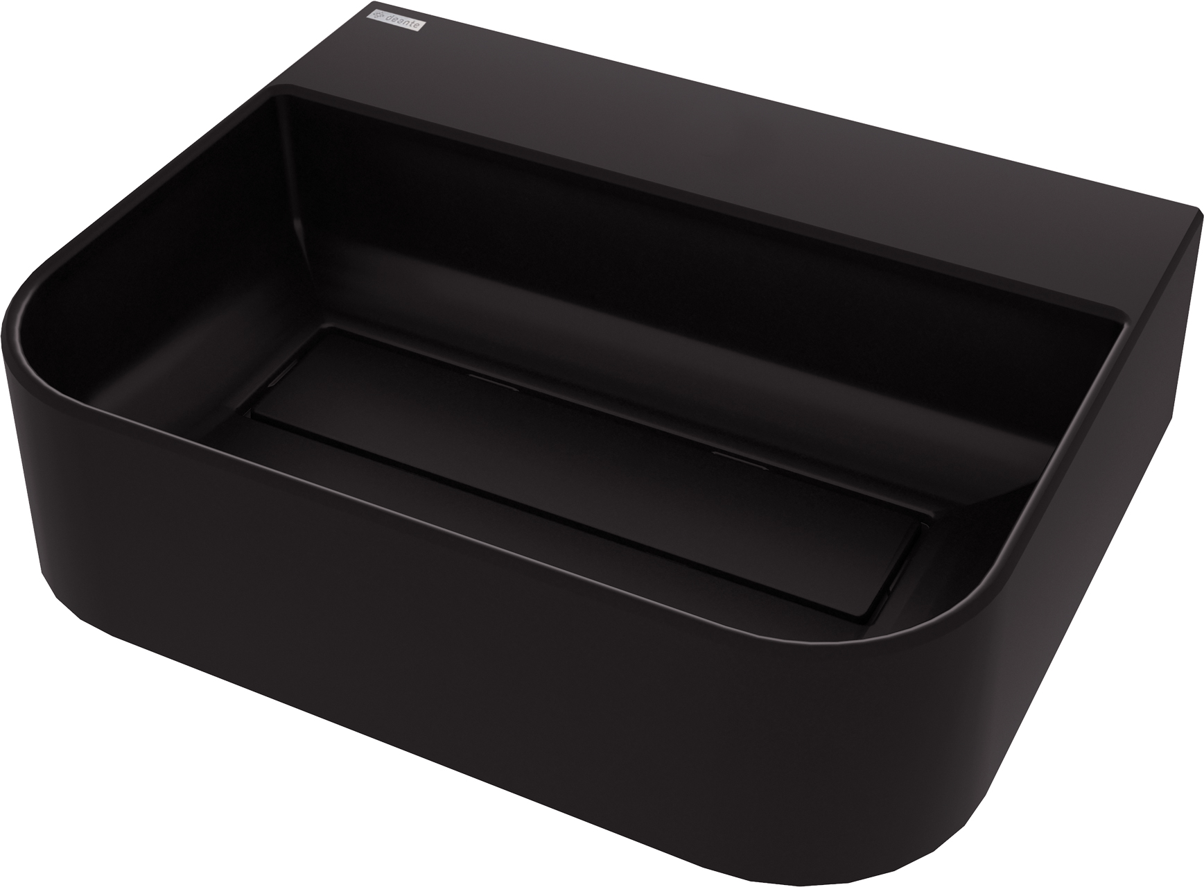 Deante Arnika lavabo 50.5x40.5 cm à poser noir CQA_NU5S