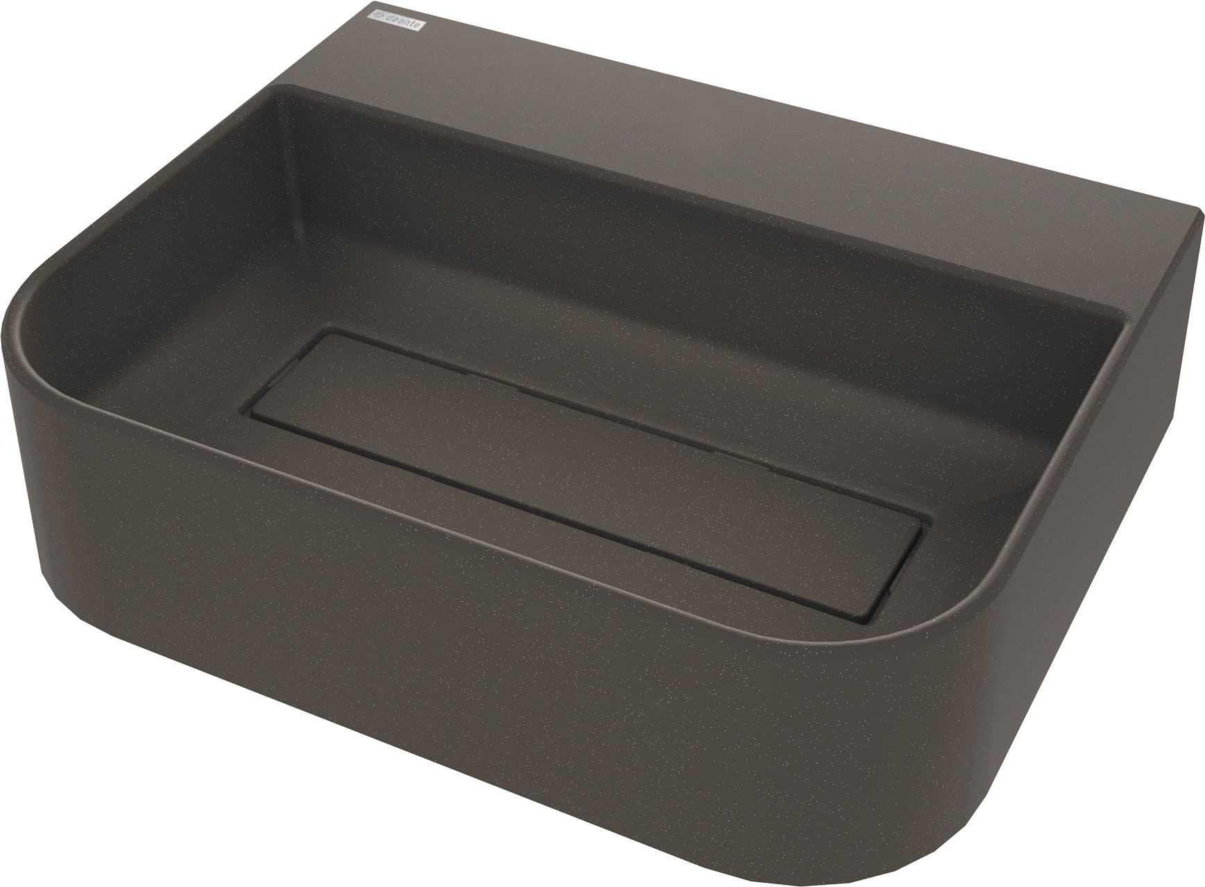 Deante Arnika lavabo 50.5x40.5 cm à poser anthracite mat CQA_TU5S