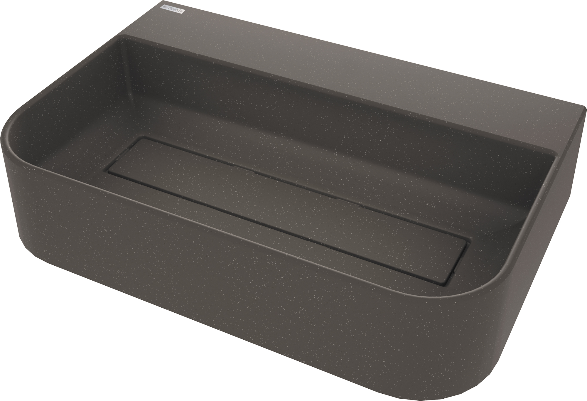 Deante Arnika lavabo 60.5x40.5 cm à poser anthracite CQA_TU6S