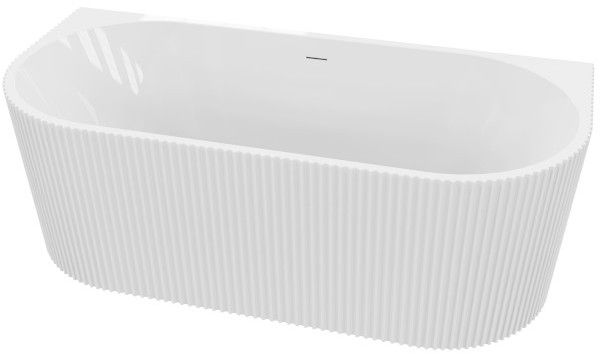 LaVita Oklahoma baignoire murale 170x80 cm ovale blanc 5900378345770