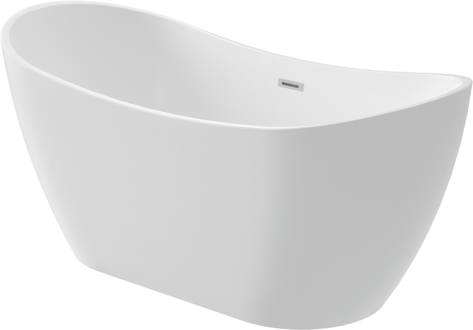 Deante Arnika baignoire autoportante 150x72 cm ovale blanc KDA_015V