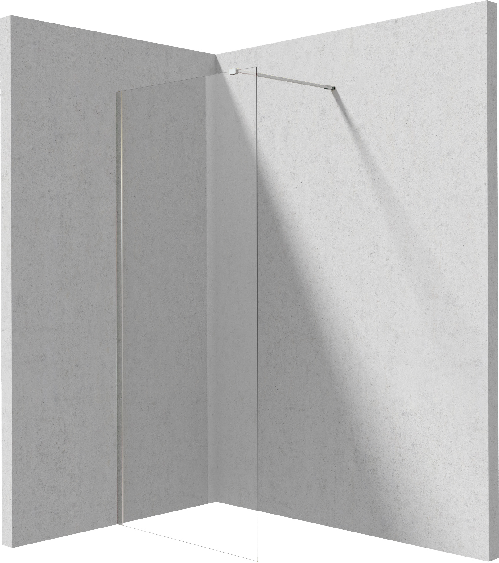 Deante Prizma paroi de douche walk-in 110 cm chrome brillant/verre transparent KTJ_031P