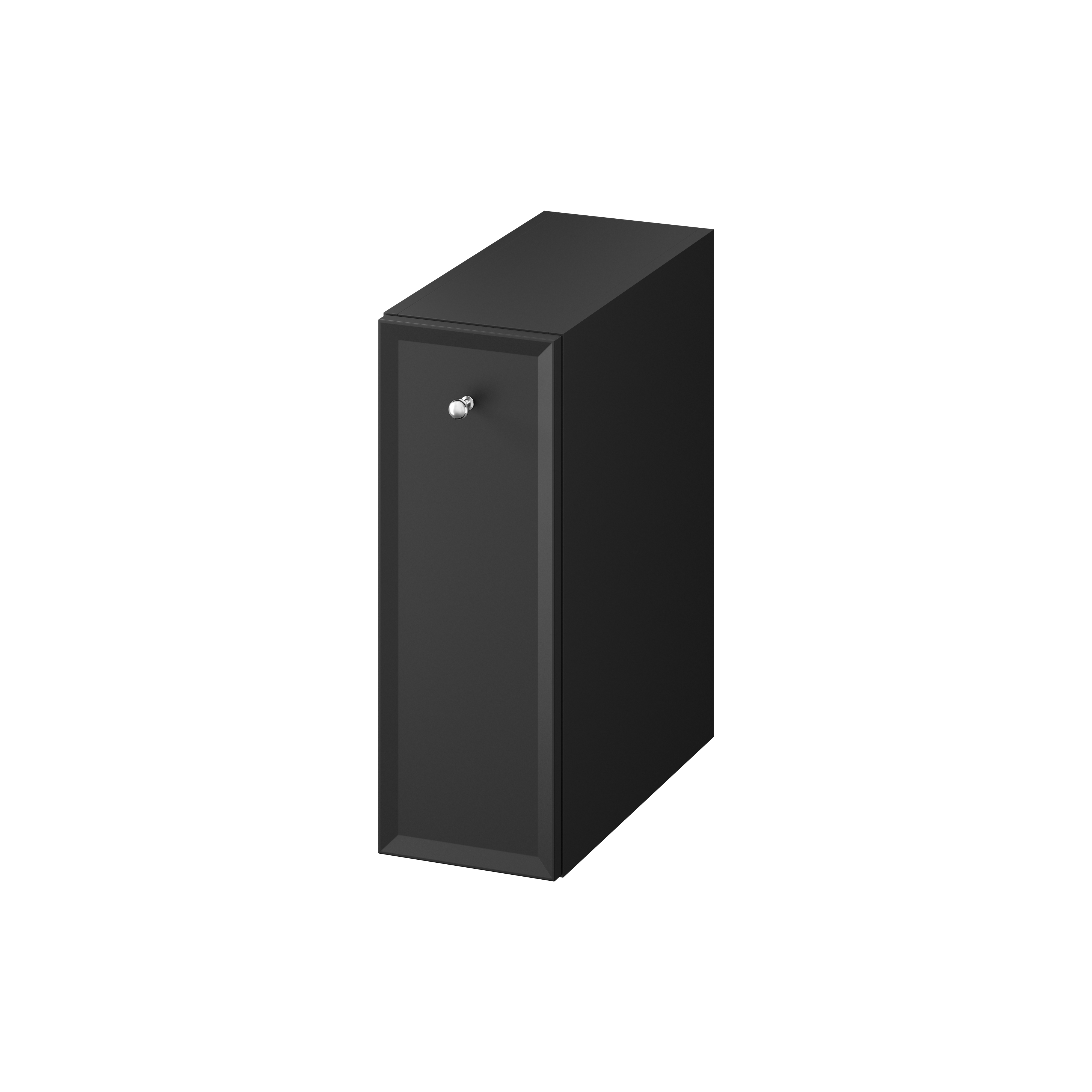 Cersanit Milagros armoire 20x44.6x55.1 cm latérale suspendue noir S1022-007