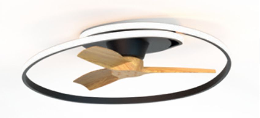 Mantra Ocean plafonnier 1x60 W noir-bois 8236