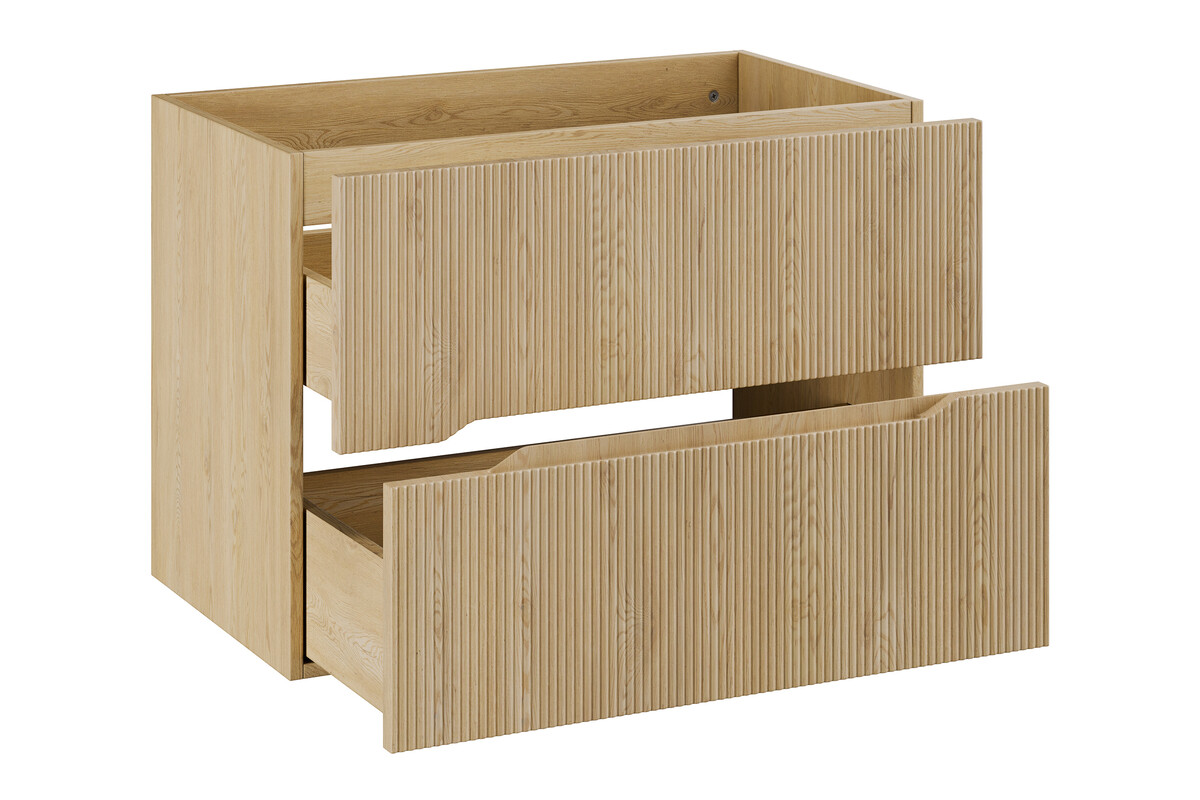 Comad Nordic Cremona armoire 80x45.8x57 cm sous-lavabo suspendu chêne NORDIC CREMONA 82-80-46-2S