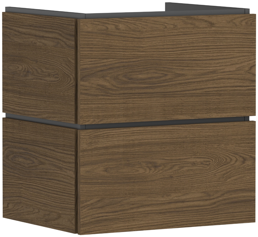 Hansgrohe Xilesa E armoire 58x47x62 cm sous-lavabo suspendu chêne 54293550