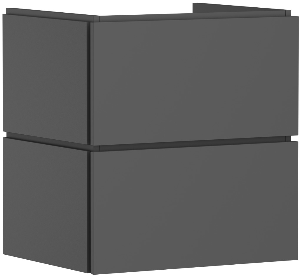 Hansgrohe Xilesa E armoire 58x47x62 cm sous-lavabo suspendu gris 54293760