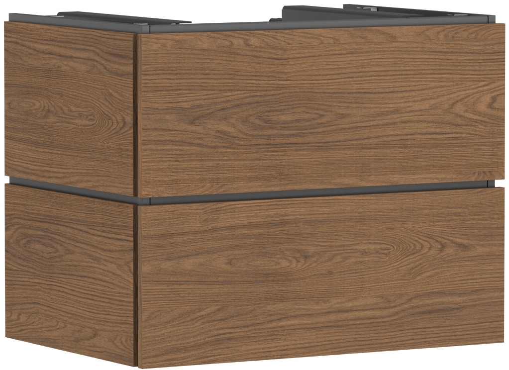 Hansgrohe Xilesa E armoire 78x55x62 cm sous-lavabo suspendu chêne 54300550