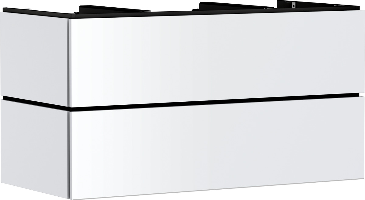 Hansgrohe Xilesa E armoire 118x55x62 cm sous-lavabo suspendu blanc 54304700
